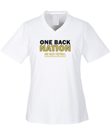 One Back Football Nation - Womens Performance Shirt