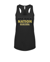 One Back Football Nation - Womens Tank Top