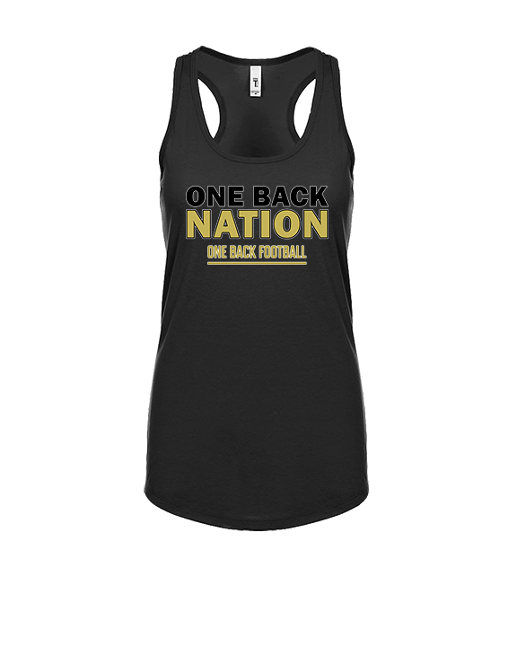 One Back Football Nation - Womens Tank Top