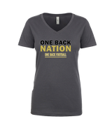 One Back Football Nation - Womens Vneck