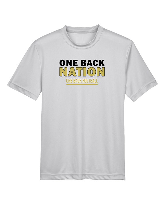 One Back Football Nation - Youth Performance Shirt