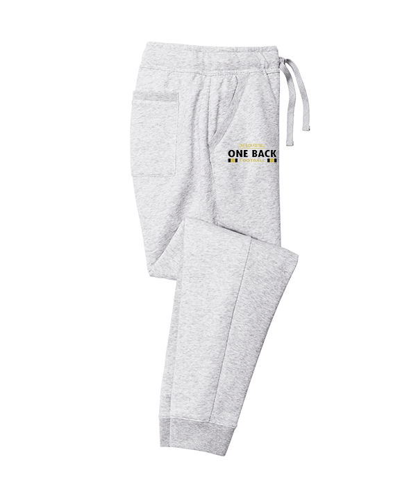 One Back Football Stacked - Cotton Joggers