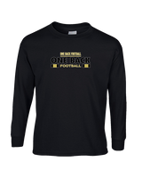 One Back Football Stacked - Cotton Longsleeve