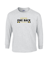 One Back Football Stacked - Cotton Longsleeve