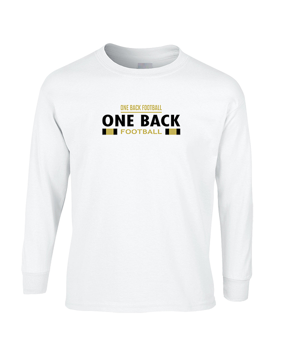 One Back Football Stacked - Cotton Longsleeve