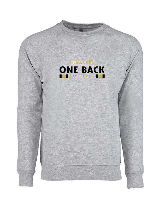 One Back Football Stacked - Crewneck Sweatshirt