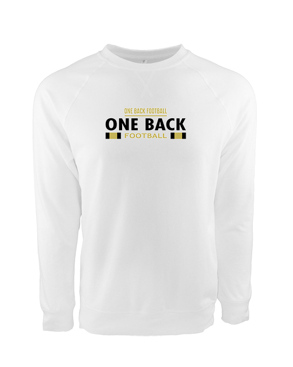 One Back Football Stacked - Crewneck Sweatshirt