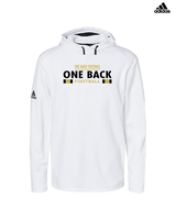 One Back Football Stacked - Mens Adidas Hoodie