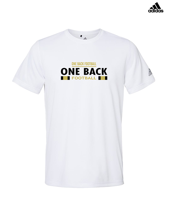 One Back Football Stacked - Mens Adidas Performance Shirt