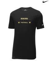 One Back Football Stacked - Mens Nike Cotton Poly Tee