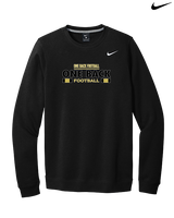 One Back Football Stacked - Mens Nike Crewneck