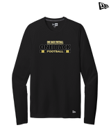 One Back Football Stacked - New Era Performance Long Sleeve