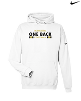 One Back Football Stacked - Nike Club Fleece Hoodie