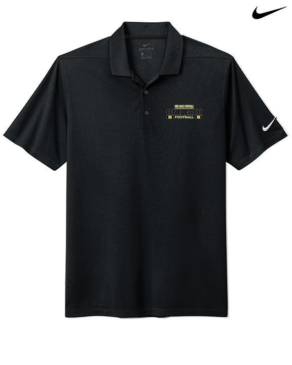 One Back Football Stacked - Nike Polo