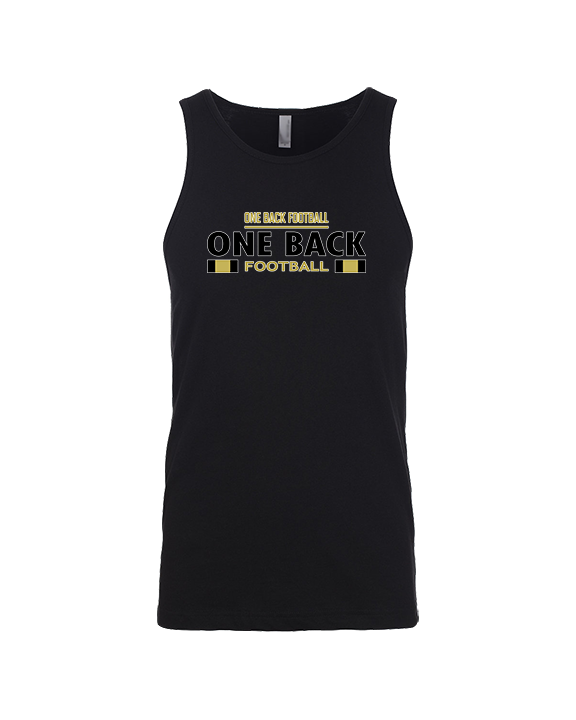 One Back Football Stacked - Tank Top