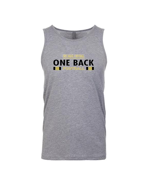 One Back Football Stacked - Tank Top