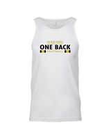 One Back Football Stacked - Tank Top
