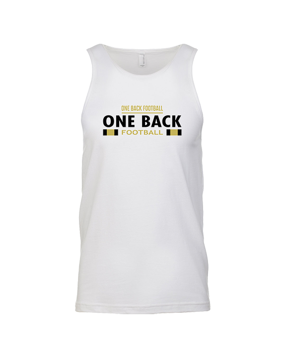 One Back Football Stacked - Tank Top