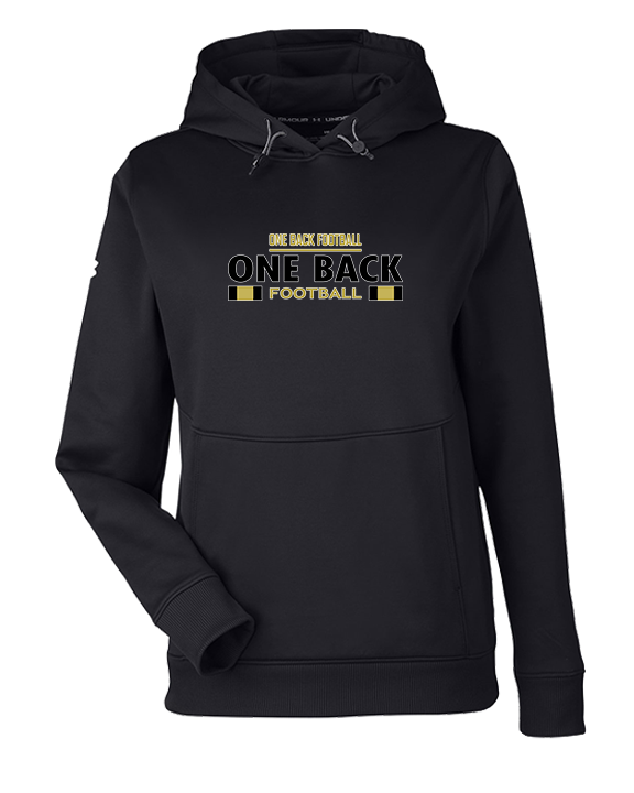 One Back Football Stacked - Under Armour Ladies Storm Fleece