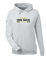 One Back Football Stacked - Under Armour Ladies Storm Fleece