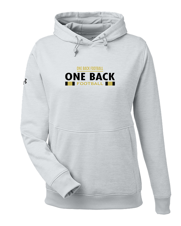 One Back Football Stacked - Under Armour Ladies Storm Fleece