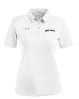 One Back Football Stacked - Under Armour Ladies Tech Polo