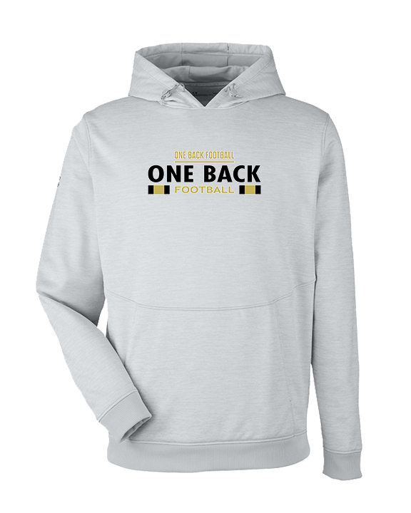 One Back Football Stacked - Under Armour Mens Storm Fleece