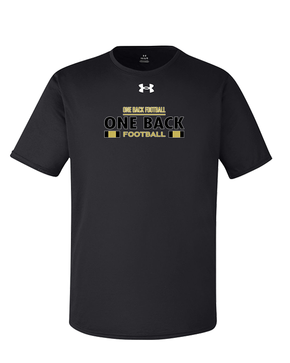 One Back Football Stacked - Under Armour Mens Team Tech T-Shirt