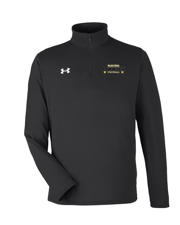 One Back Football Stacked - Under Armour Mens Tech Quarter Zip