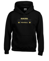 One Back Football Stacked - Unisex Hoodie