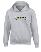 One Back Football Stacked - Unisex Hoodie
