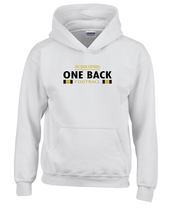 One Back Football Stacked - Unisex Hoodie
