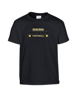 One Back Football Stacked - Youth Shirt