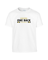 One Back Football Stacked - Youth Shirt