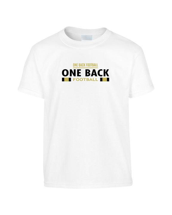 One Back Football Stacked - Youth Shirt