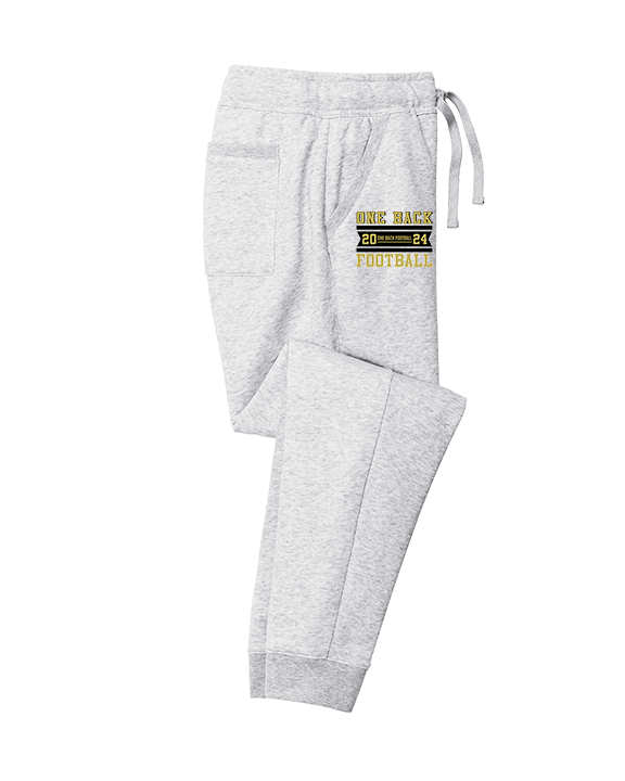 One Back Football Stamp - Cotton Joggers