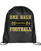 One Back Football Stamp - Drawstring Bag