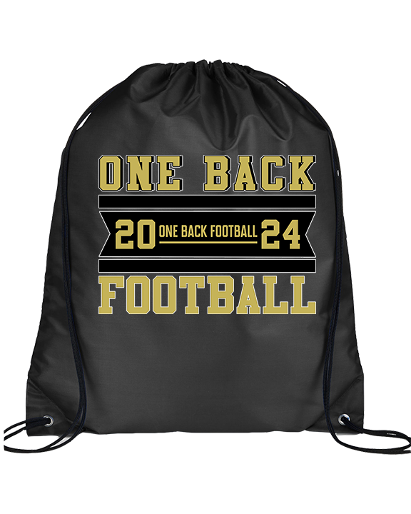 One Back Football Stamp - Drawstring Bag