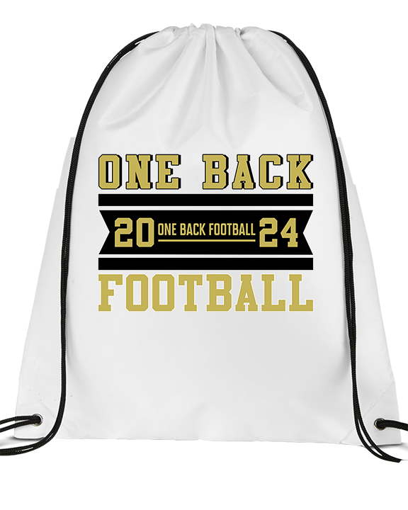 One Back Football Stamp - Drawstring Bag