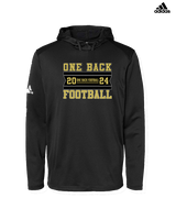 One Back Football Stamp - Mens Adidas Hoodie