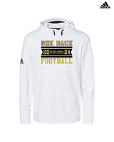 One Back Football Stamp - Mens Adidas Hoodie