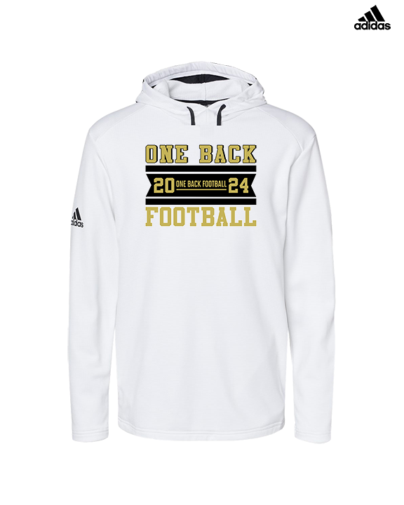 One Back Football Stamp - Mens Adidas Hoodie