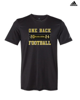One Back Football Stamp - Mens Adidas Performance Shirt