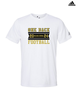 One Back Football Stamp - Mens Adidas Performance Shirt