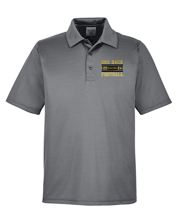 One Back Football Stamp - Mens Polo