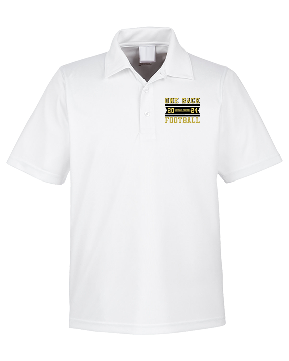 One Back Football Stamp - Mens Polo