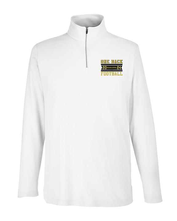 One Back Football Stamp - Mens Quarter Zip