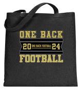 One Back Football Stamp - Tote