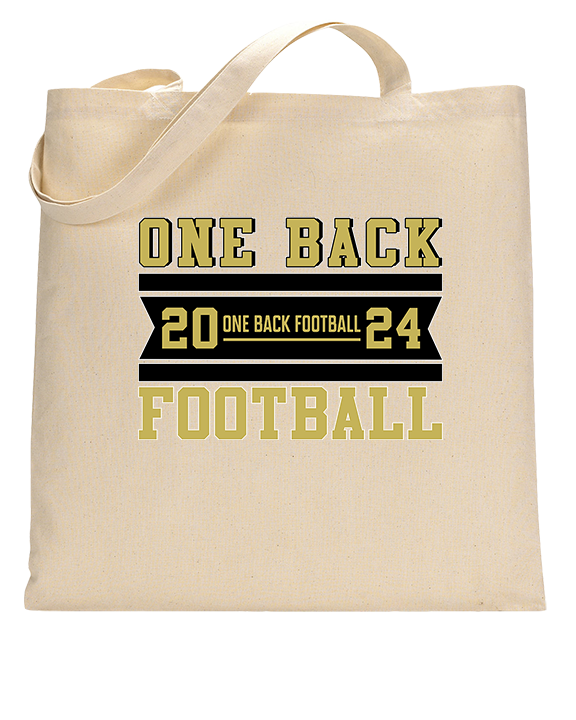 One Back Football Stamp - Tote