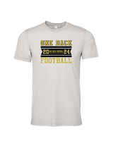 One Back Football Stamp - Tri-Blend Shirt